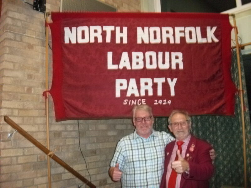 Ray Mooney CLP Chairman with David Russell CLP Archivist